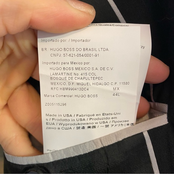 2 pc Boss Hugo boss Black two piece suit - Picture 7 of 9